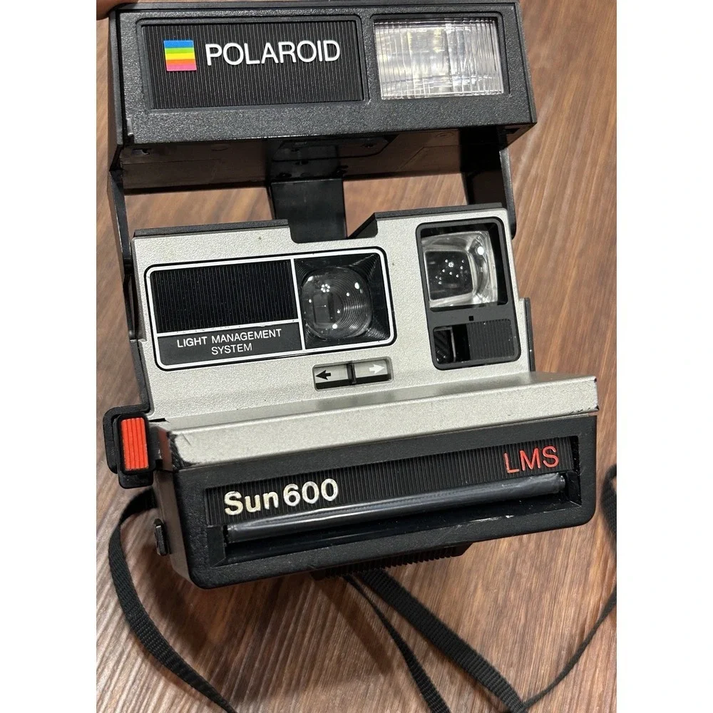 Vintage Polaroid Sun 600 LMS Instant Film Camera